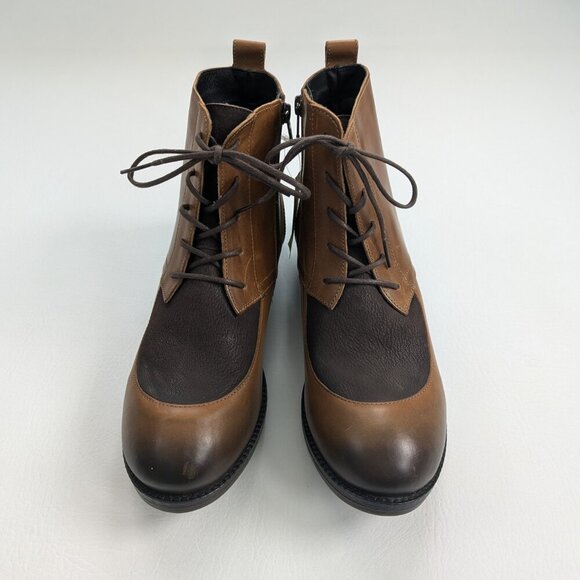 NWT Fly London Arty Ankle Boots Women's Size 11 - 11.5 Brown - Picture 2 of 9